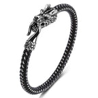 Fortune Jewel Dragon Titanium Steel Protection Luck Bracelet Fortune Jewel