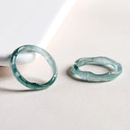 Fortune Jewel Natural Jade Bamboo Prosperity Abundance Ring