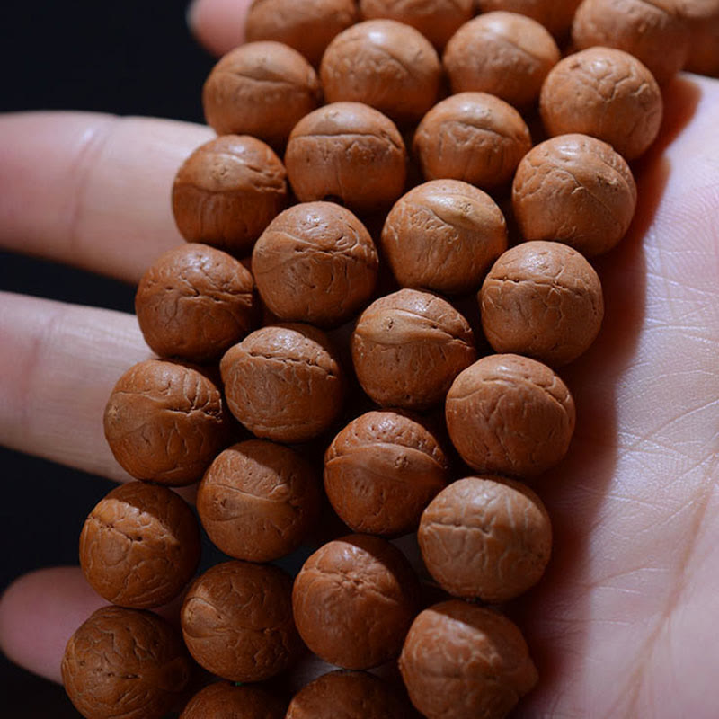 Fortune Jewel 108 Mala Beads Nepal Bodhi Seed Luck Wealth Tassel Bracelet