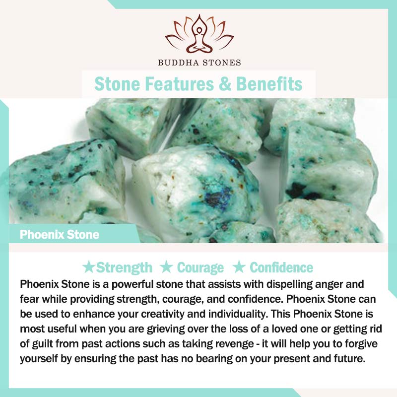 Fortune Jewel Natural Phoenix Stone Strength Courage Bracelet