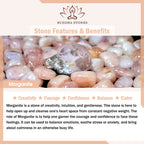 Fortune Jewel Natural Morganite Confidence Butterfly Charm Bracelet