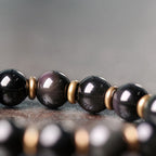 Fortune Jewel Rainbow Obsidian Copper Love Healing Bracelet
