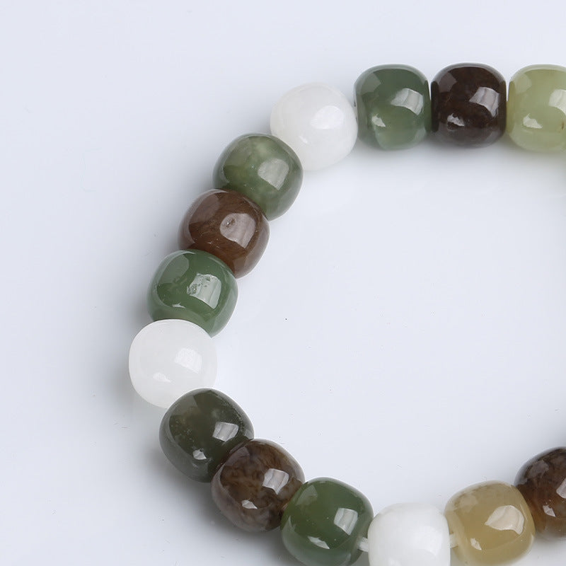Fortune Jewel Gradient Jade Luck Blessing Bracelet