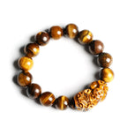 Fortune Jewel Natural Tiger Eye Wealth Bracelet