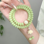 Double-Wrap Bodhi Bead Bracelet – Elegant & Minimalist Styles in Soft, Serene Tones