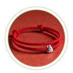 Fortune Jewel 925 Sterling Silver Fu Character Blessing Handmade Braided Bracelet