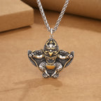 Fortune Jewel Tibet Garuda Bird Copper Protection Necklace Pendant