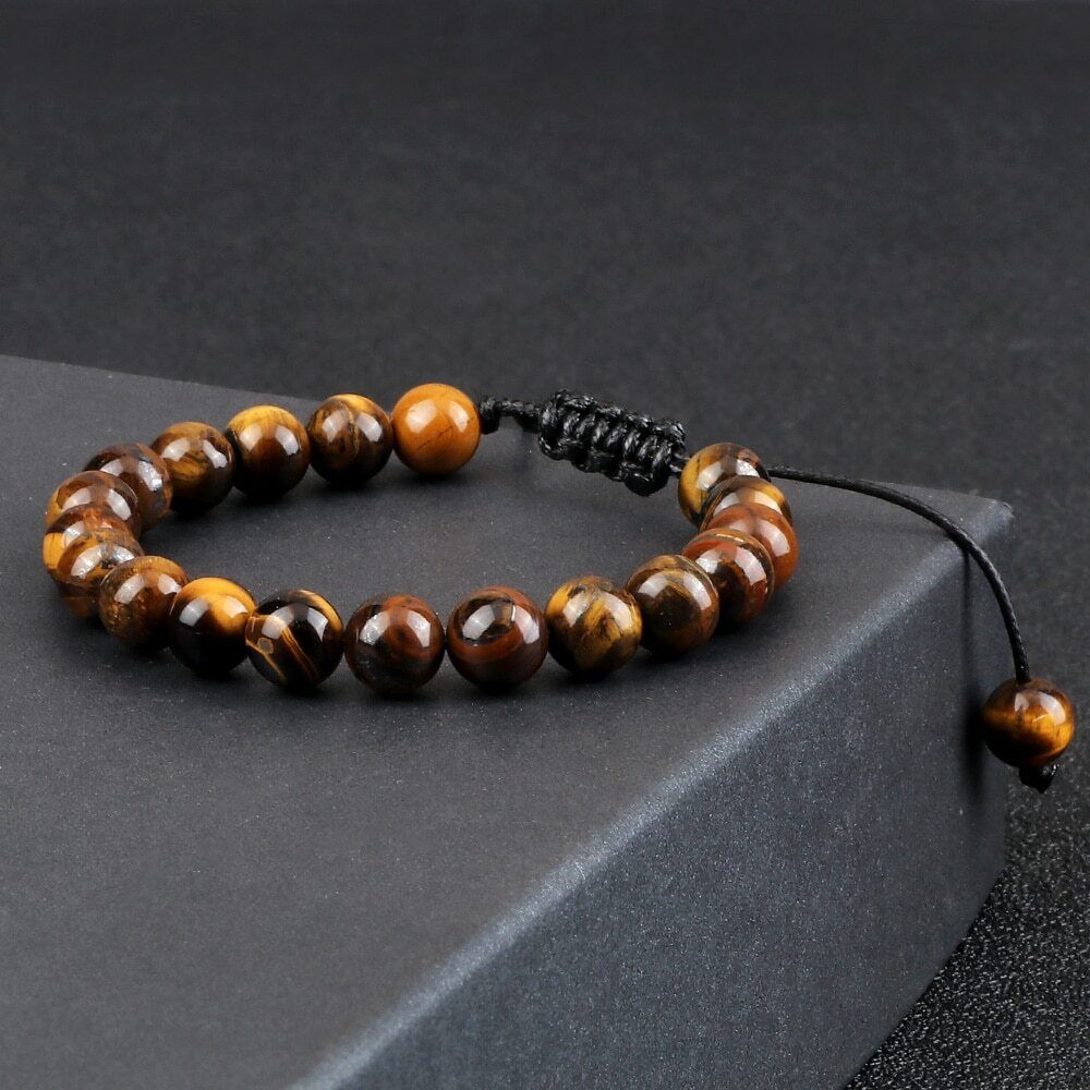 Buddha & Karma Gold Tiger Eye Bracelet - Power & Prosperity