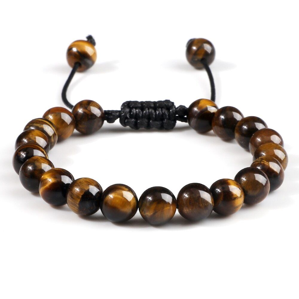 Buddha & Karma Gold Tiger Eye Bracelet - Power & Prosperity