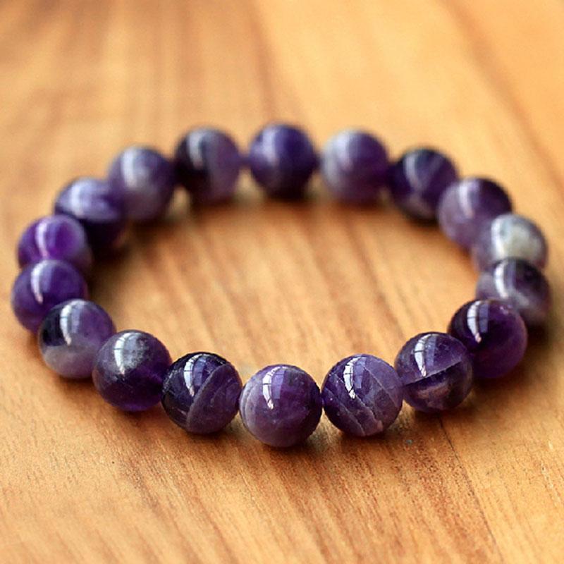 Buddha & Karma Amethyst Purifying Bracelet - For Peace & Clarity