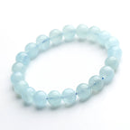 Buddha & Karma Blue Aquamarine Calming Bracelet - Grounding & Soothing