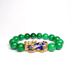 Buddha & Karma Green Jade Pixiu Bracelet - Abundance & Protection