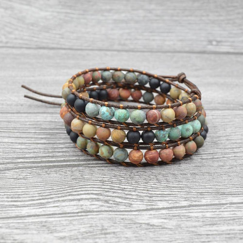 Buddha & Karma Balanced Life Agate Bracelet - Calming & Balancing