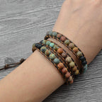 Buddha & Karma Balanced Life Agate Bracelet - Calming & Balancing