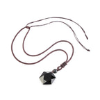 Buddha & Karma Black Obsidian Talisman - Necklace for Protection