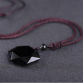 Buddha & Karma Black Obsidian Talisman - Necklace for Protection