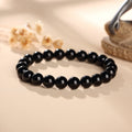 Buddha & Karma Black Tourmaline Beads Protection Bracelet