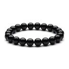 Buddha & Karma Black Tourmaline Beads Protection Bracelet