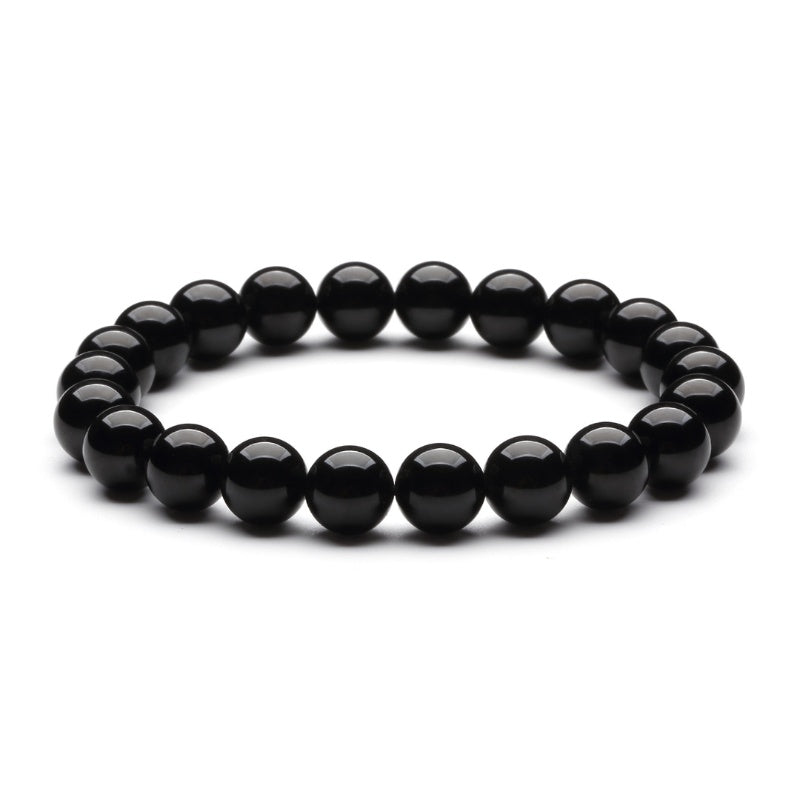 Buddha & Karma Black Tourmaline Beads Protection Bracelet