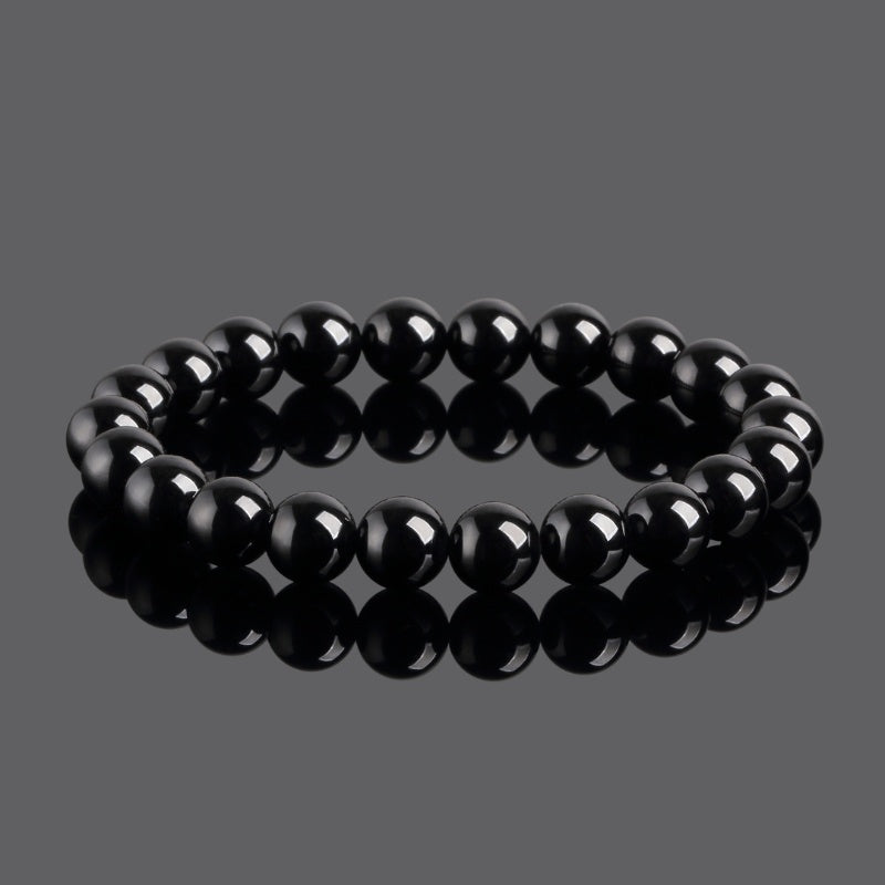 Buddha & Karma Black Tourmaline Beads Protection Bracelet