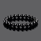 Buddha & Karma Black Tourmaline Beads Protection Bracelet