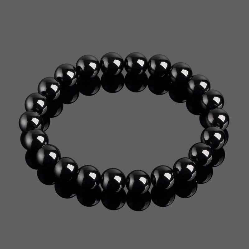 Buddha & Karma Black Tourmaline Beads Protection Bracelet