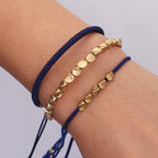 Buddha & Karma Blue Copper Beads Bracelet Set