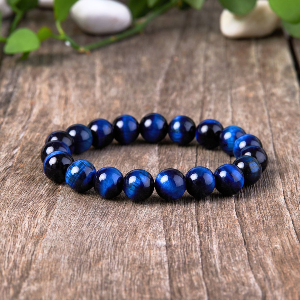 Buddha & Karma Blue Tiger’s Eye Bracelet - Confidence & Creativity