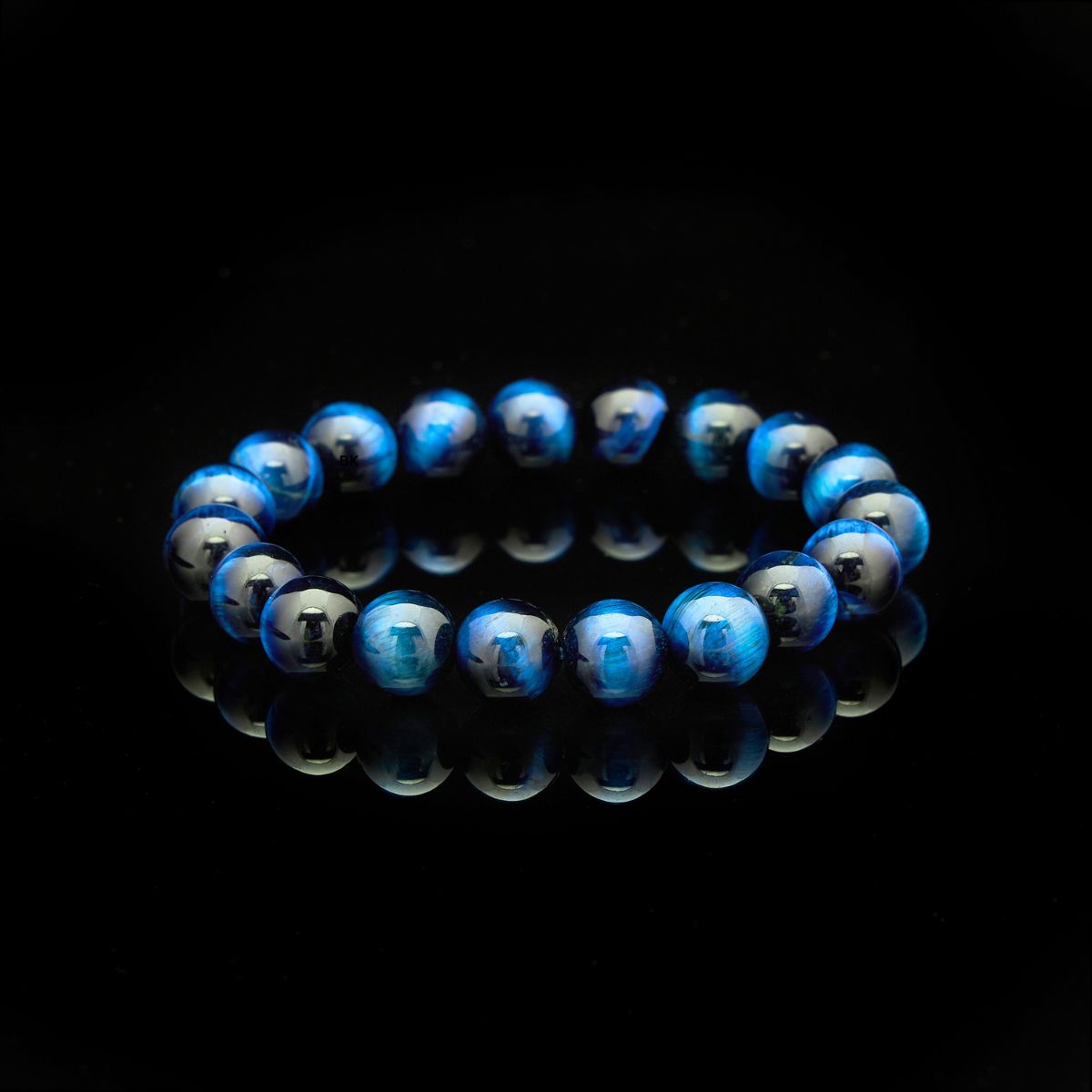 Buddha & Karma Blue Tiger’s Eye Bracelet - Confidence & Creativity