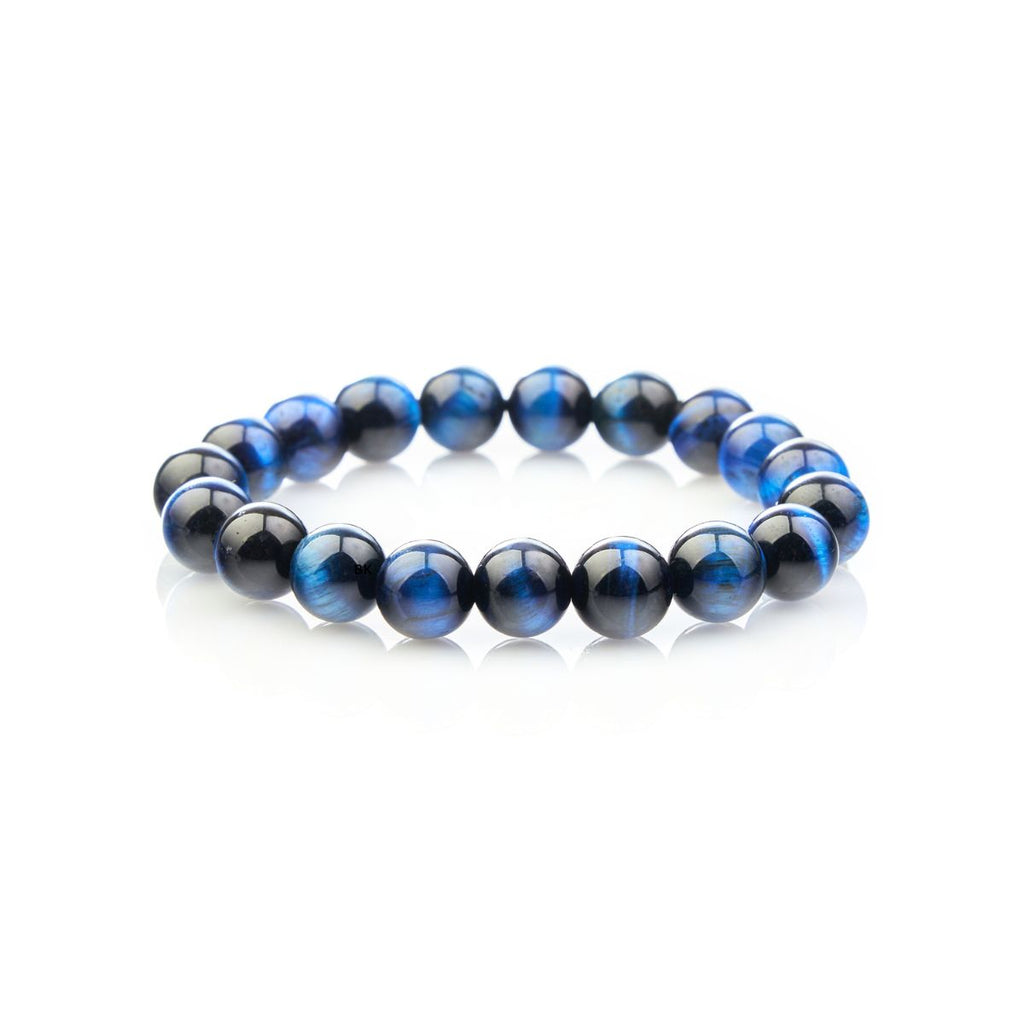 Buddha & Karma Blue Tiger’s Eye Bracelet - Confidence & Creativity