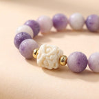 Exclusive: Buddha & Karma Bodhi Seed Lion Head Mantra Protection Bracelet
