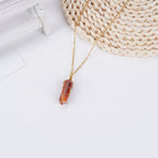 Buddha & Karma Carnelian Necklace - Boost Vitality, Creativity, Self-Confidence