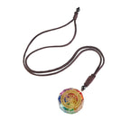 Buddha & Karma Chakra Orgonite Necklace - Balances Orgone Energy & EMF Protection