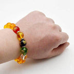 Buddha & Karma Citrine the God of Wealth Bracelet & The 5 Element Crystals
