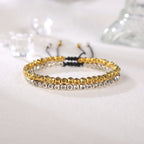 Buddha & Karma Copper Beads Harmony & Healing Bracelet - Gold Colored Copper Beads