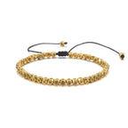 Buddha & Karma Copper Beads Harmony & Healing Bracelet - Gold Colored Copper Beads