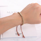 Buddha & Karma Copper Beads Tibetan Bracelet
