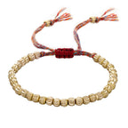 Buddha & Karma Copper Beads Tibetan Bracelet