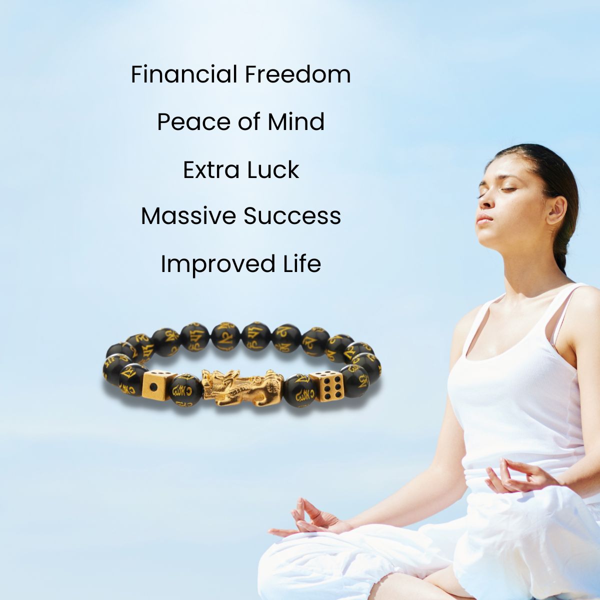 Buddha & Karma Debt Relief & Gambling Pixiu Bracelet - Maximum Success