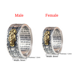 Buddha & Karma Feng Shui Pixiu Mantra Ring - Wealth & Protection