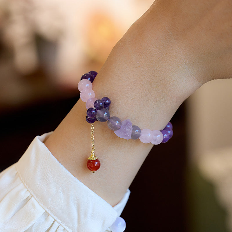 Buddha & Karma Future Prosperity Nine Purple Star Bracelet – Attract Long-Term Wealth & Harmony
