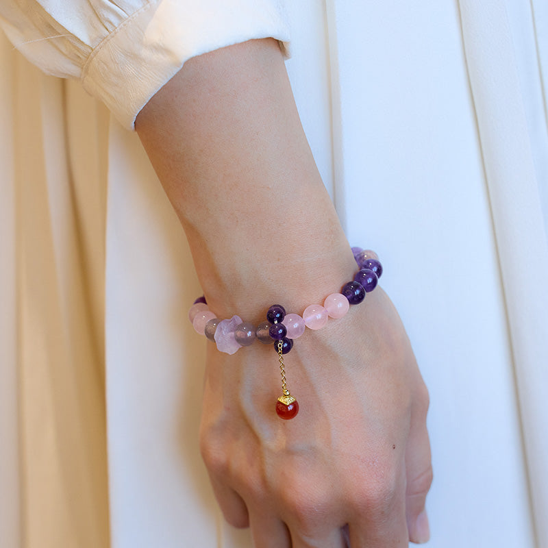 Buddha & Karma Future Prosperity Nine Purple Star Bracelet – Attract Long-Term Wealth & Harmony