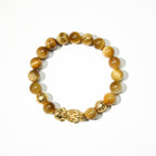 Buddha & Karma Gold Tiger Eye Pixiu Bracelet