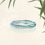 Buddha & Karma Green Jade Wealth Ring