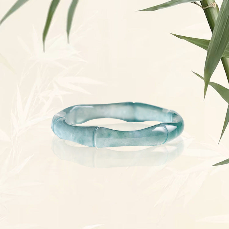 Buddha & Karma Green Jade Wealth Ring