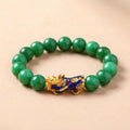 Buddha & Karma Green Jade Pixiu Bracelet - Abundance & Protection