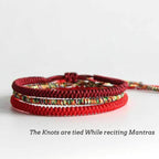 Buddha & Karma Tibetan Buddhist Knot Lucky Rope Bracelet