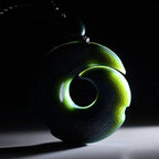 Buddha & Karma Hetian Jade Pendant Manifesting Necklace