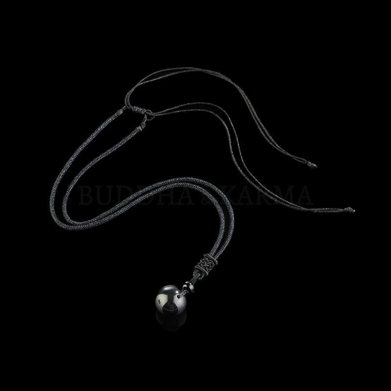 Buddha & Karma Rainbow Obsidian Necklace - Eye of Truth