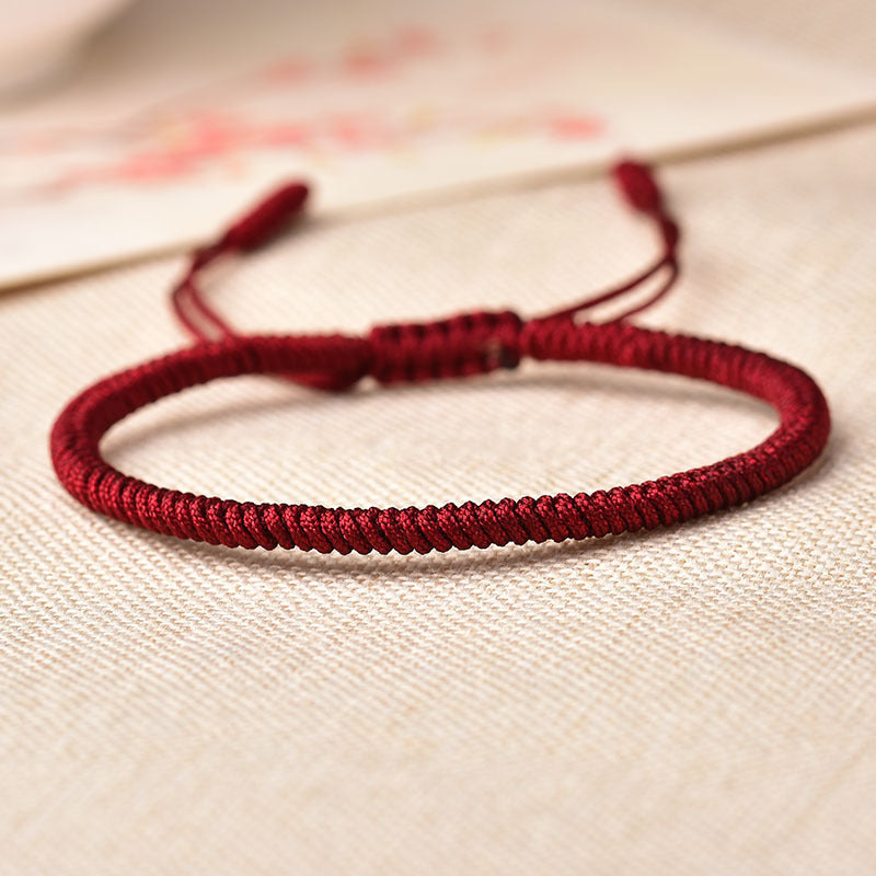 Buddha & Karma Tibetan Buddhist Knot Lucky Rope Bracelet